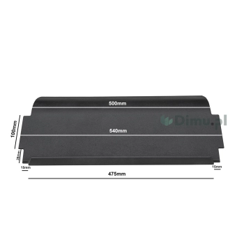 Deflektor do wkładu kominka Uniflam Invicta Laudel TYP2 ref:700604