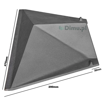 Deflektor do wkładu kominka Uniflam Invicta TYP3 ref:700133