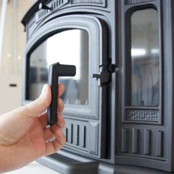 Piec żeliwny koza K9 Ø 150 10 kW