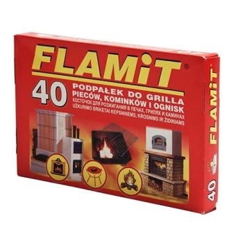 Podpałka rozpałka do kominka grilla 24 opakowania