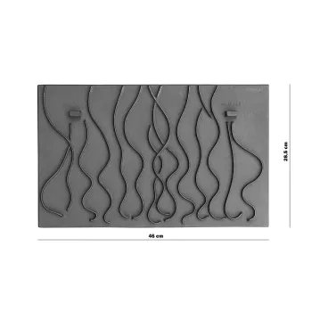 Płyta żeliwna tylna do wkładu kominka Invicta MINOS KASETA 46x28,5 TYP 2B 600131