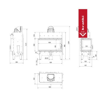 FLOKI L lewy 12 kW Ø 200