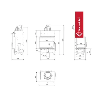 FLOKI S lewy 8 kW Ø 160
