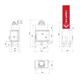 FLOKI S prawy 8 kW Ø 160