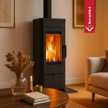 Piec żeliwny koza KRATKI K12 Ø 130 6 kW