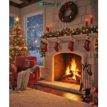 Zestaw kominkowy BERGEN 5-elementowy czarny