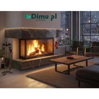 Zestaw kominkowy BERGEN 5-elementowy czarny