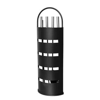 Zestaw kominkowy MALMO 5-elementowy czarny