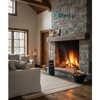 Zestaw kominkowy MALMO 5-elementowy czarny