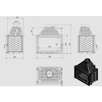 OLIWIA 16 kW Ø 200