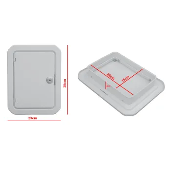 Drzwiczki rewizyjne 140x210mm białe